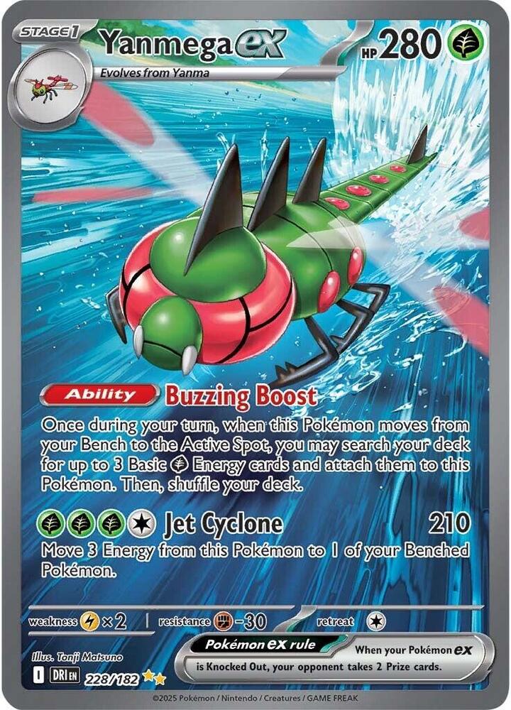 Yanmega ex #228 - Destined Rivals