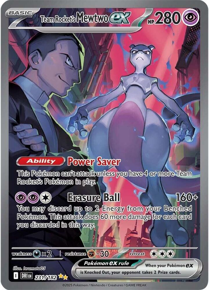 Team Rocket's Mewtwo ex #231 - Destined Rivals