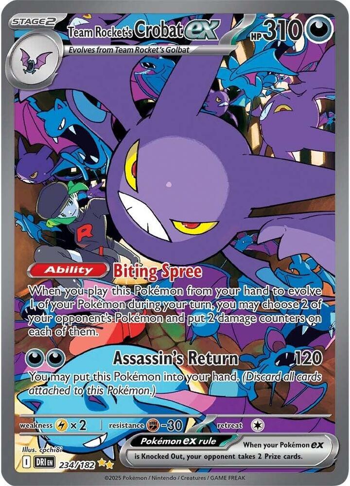 Team Rocket's Crobat ex #234 - Destined Rivals