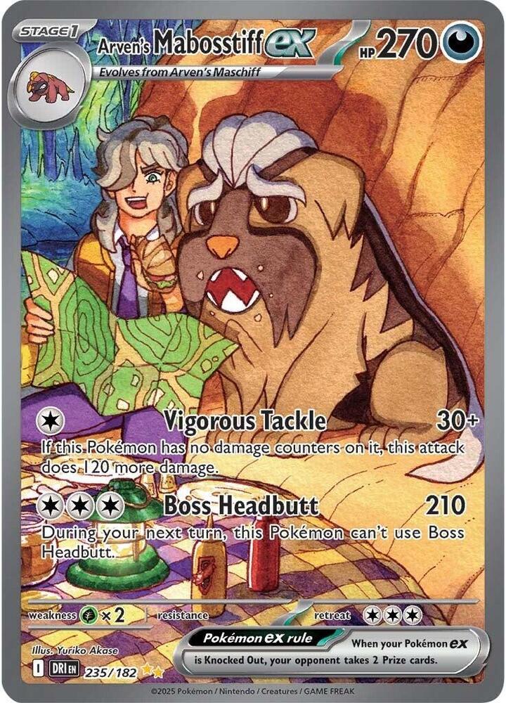 Arven's Mabosstiff ex #235 - Destined Rivals