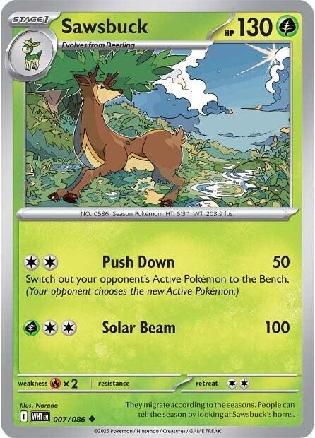 Sawsbuck #7 - White Flare
