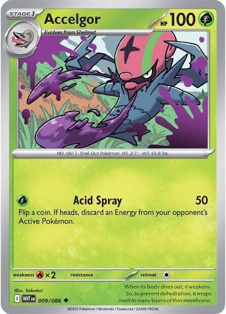 Accelgor #9 - White Flare