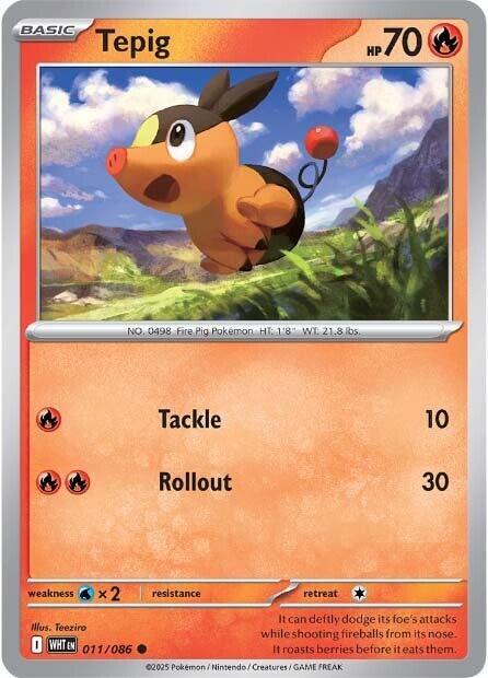 Tepig #11 - White Flare