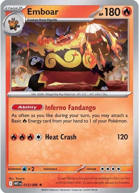 Emboar #13 - White Flare