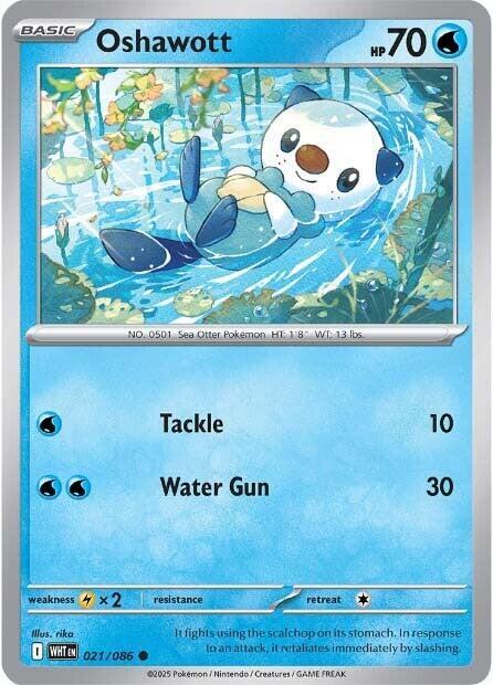 Oshawott #21 - White Flare