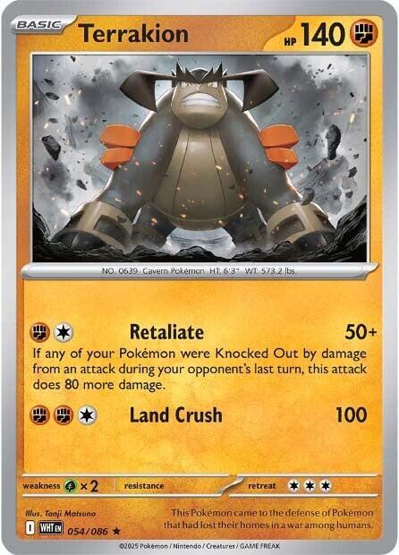 Terrakion #54 - White Flare