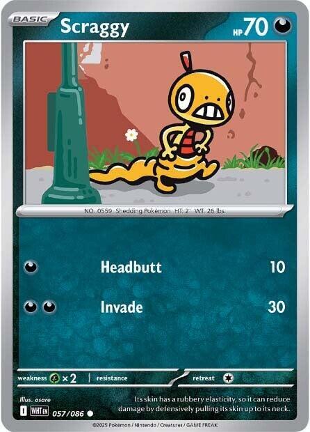 Scraggy #57 - White Flare