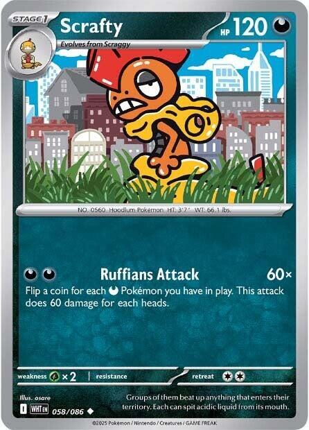 Scrafty #58 - White Flare