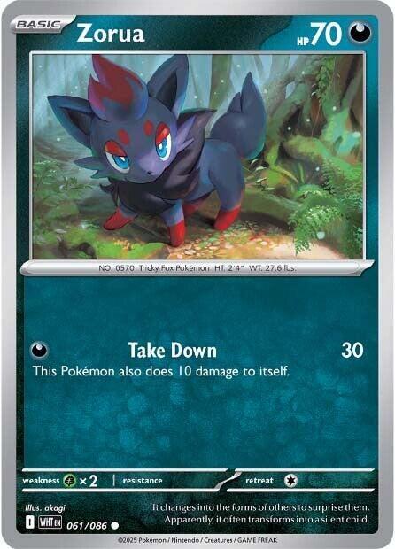 Zorua #61 - White Flare