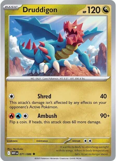 Druddigon #71 - White Flare