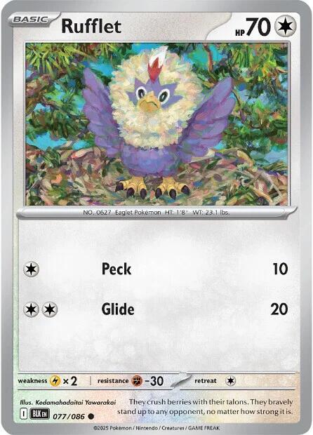 Rufflet #77 - Black Bolt