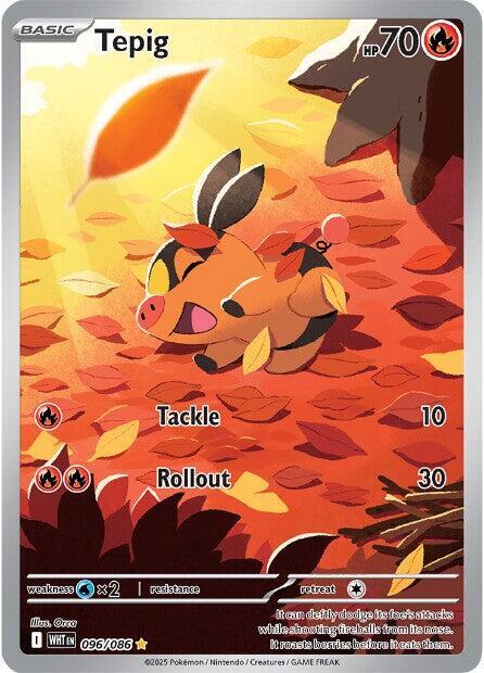 Tepig #96 - White Flare