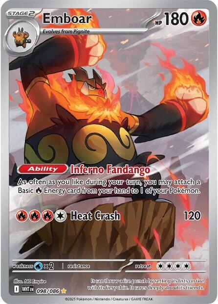 Emboar #98 - White Flare