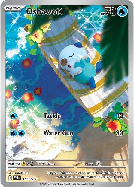 Oshawott #105 - White Flare