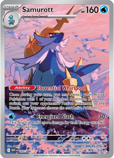 Samurott #107 - White Flare