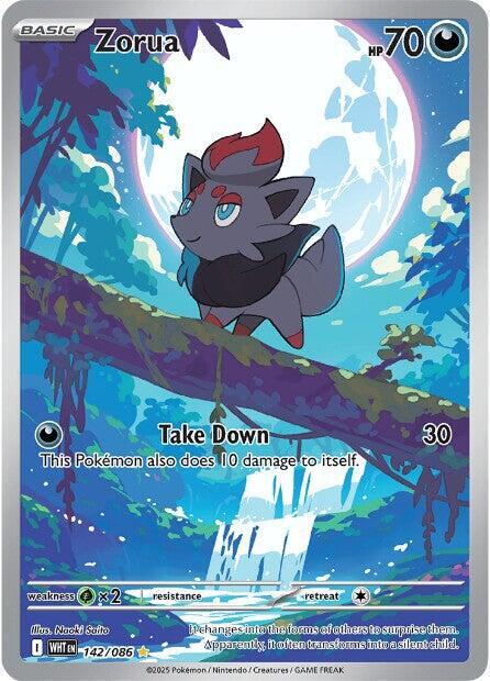 Zorua #142 - White Flare