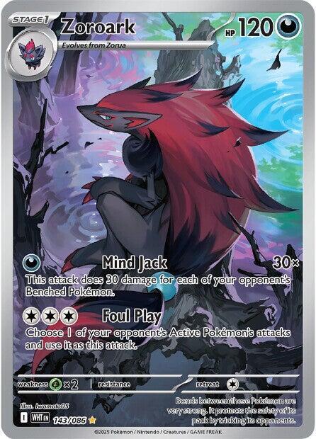 Zoroark #143 - White Flare