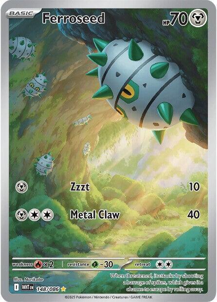 Ferroseed #148 - White Flare
