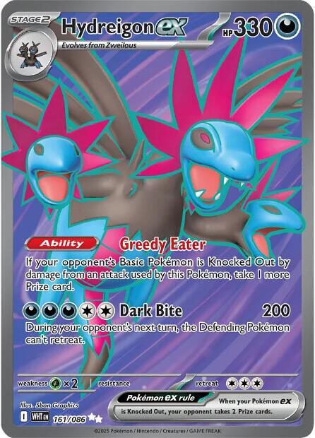 Hydreigon ex #161 - White Flare