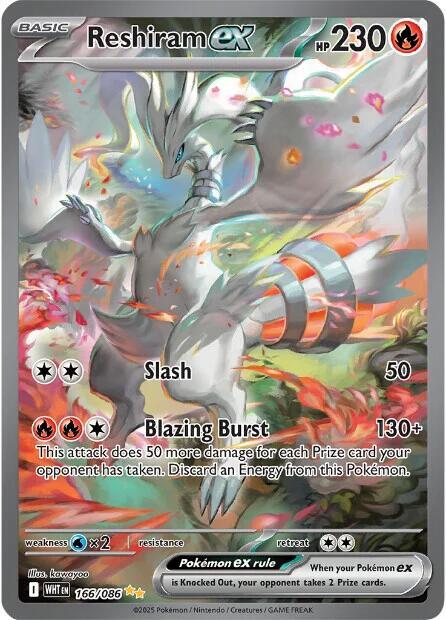 Reshiram ex #166 - White Flare