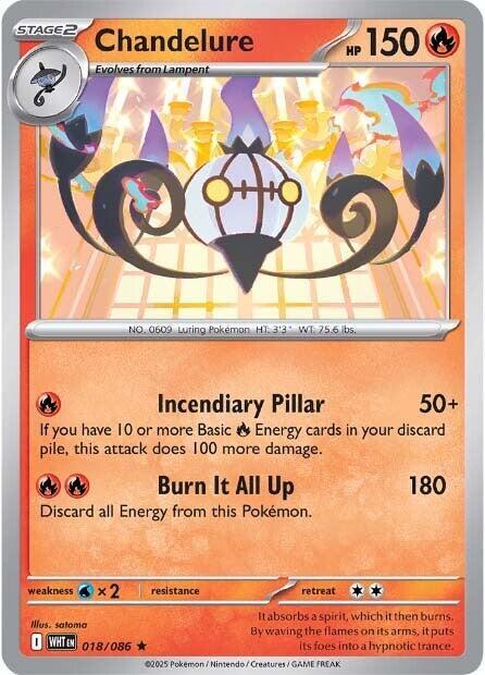 Chandelure #18 - White Flare