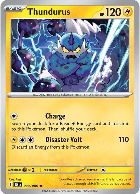 Thundurus #33 - Black Bolt
