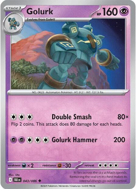 Golurk #43 - Black Bolt