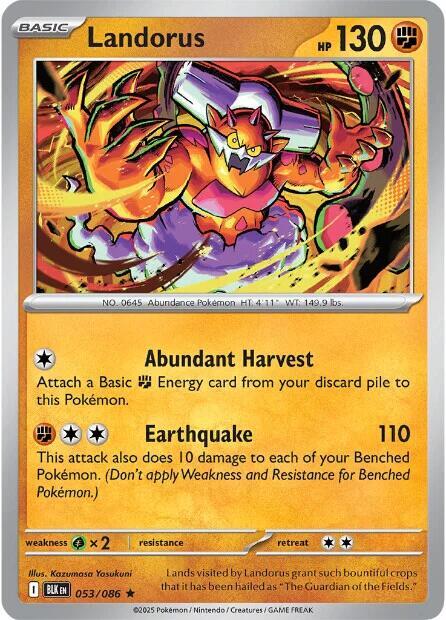 Landorus #53 - Black Bolt