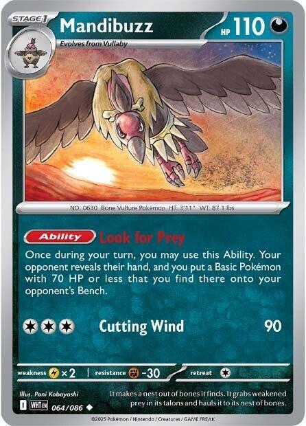 Mandibuzz #64 - White Flare
