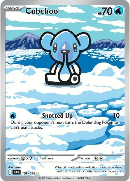 Cubchoo #109 - Black Bolt