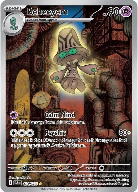 Beheeyem #121 - Black Bolt
