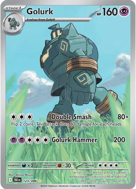 Golurk #123 - Black Bolt