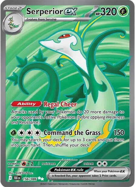 Serperior ex #156 - Black Bolt