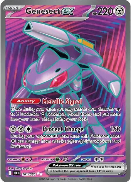 Genesect ex #161 - Black Bolt