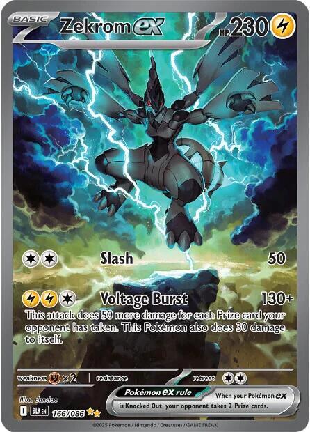 Zekrom ex #166 - Black Bolt