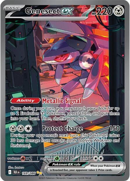 Genesect ex #169 - Black Bolt