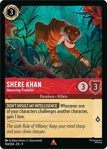 Shere Khan - Menacing Predator #104 - Fabled