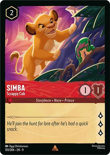 Simba - Scrappy Cub #105 - Fabled