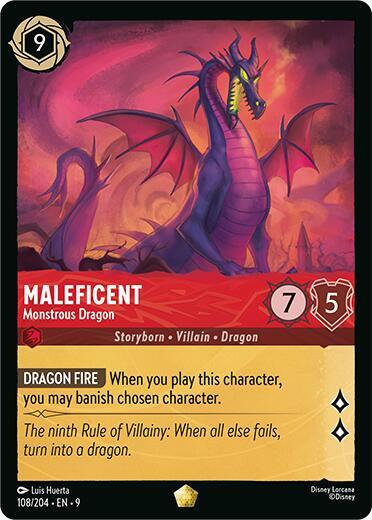 Maleficent - Monstrous Dragon #108 - Fabled