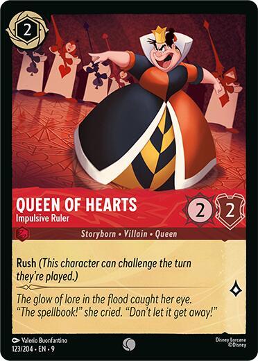 Queen of Hearts - Impulsive Ruler #123 - Fabled