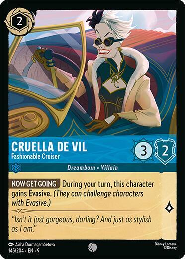 Cruella De Vil - Fashionable Cruiser #145 - Fabled