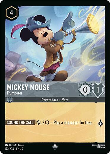 Mickey Mouse - Trumpeter #172 - Fabled