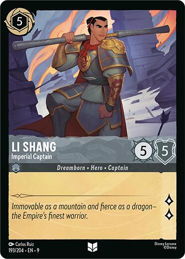 Li Shang - Imperial Captain #193 - Fabled
