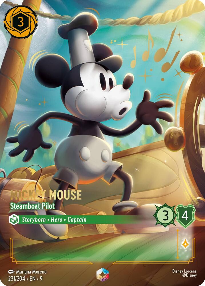 Mickey Mouse - Steamboat Pilot #231 - Fabled