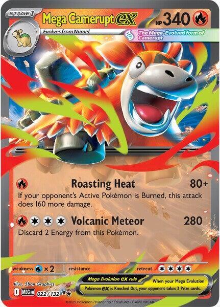 Mega Camerupt ex #22 - Mega Evolution