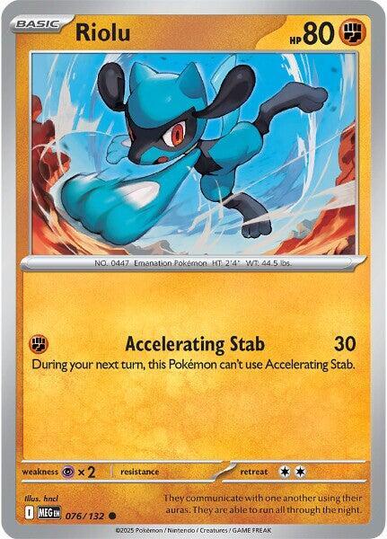 Riolu #76 - Mega Evolution