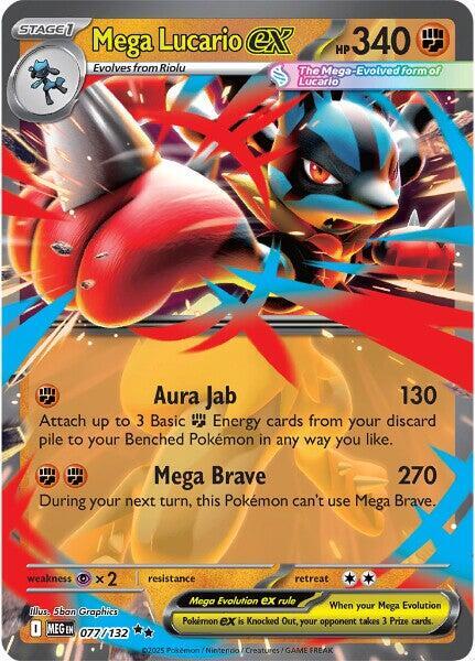 Mega Lucario ex #77 - Mega Evolution