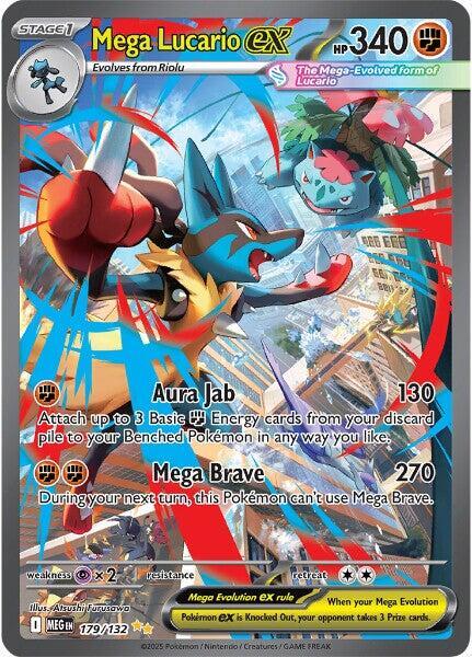 Mega Lucario ex #179 - Mega Evolution
