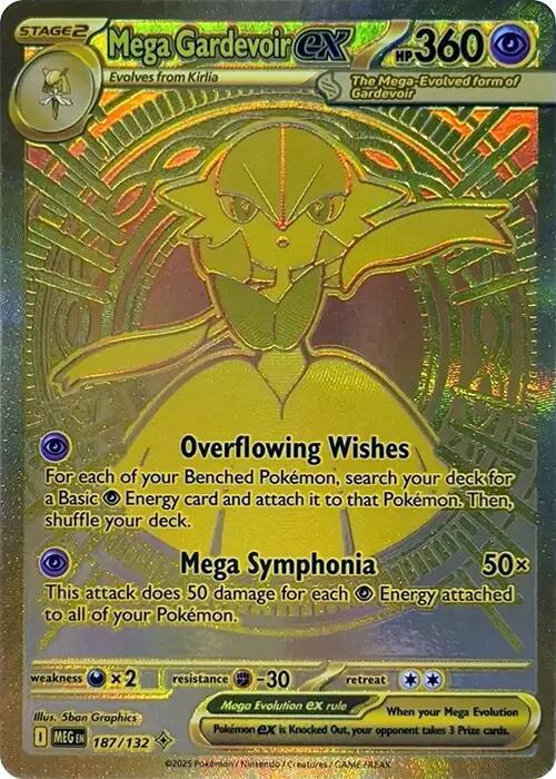 Mega Gardevoir ex #187 - Mega Evolution