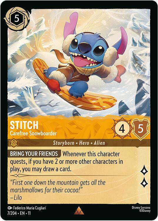Stitch - Carefree Snowboarder #7 - Winterspell
